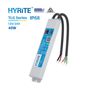 Controlador LED Industrial Delgado Hyrite EESS RCM IP68 de Aluminio SMPS, Resistente al Agua para Exteriores, 12V 20W-60W, Salida Única, Alimentación CA-CC - Product Image 2