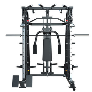 Attrezzatura Completa in Acciaio per Allenamento della Forza, Rack per Deep Squat, Panca per Sollevamento Pesi, Set Bilanciere e Smith Machine - Product Image 6