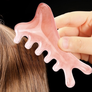 Peigne de massage Gua Sha en résine durable 4-en-1 multifonctionnel, outil de massage Gua Sha réutilisable pour <span class=keywords><strong>la</strong></span> tête et <span class=keywords><strong>le</strong></span> corps - Product Image 3