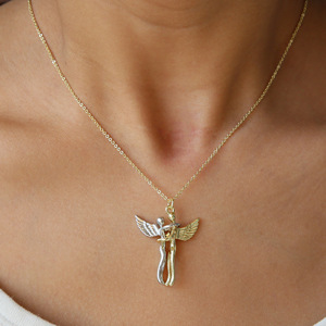 Collar Romántico Chapado en Oro de 18K, Collar Abrazador Impermeable para el Día de San Valentín - Product Image 4