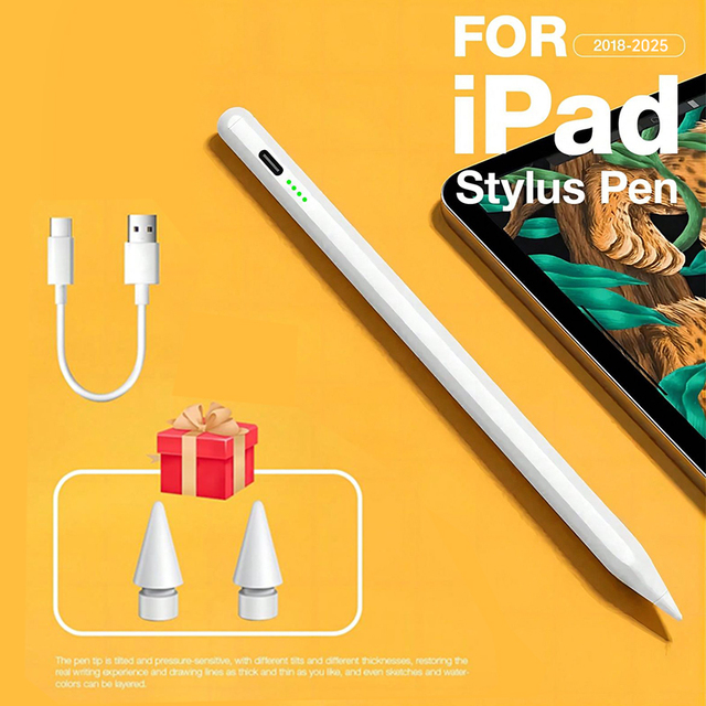 Original Sleek Rechargeable Tips Metallic Digital One Year Warranty Smooth Electronic Stylus for Apple Pencil Accessories