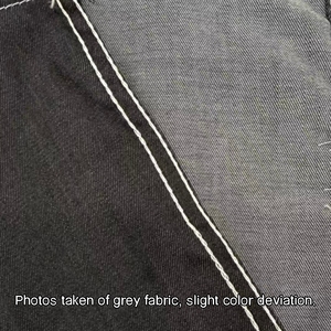 Tissu en denim extensible en mélange de lyocell à effet sergé doux pour pantalons décontractés - Product Image 4