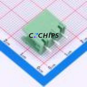 DB2EV-5.0-3P-GN Plug-in Terminal Block Through hole Component THT,P=5mm Connector Board-to-Board / Socket - Open 1x3P 5mm Green - Product Image 2