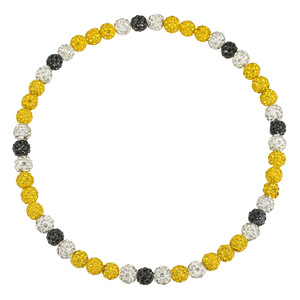 Collier de perles en strass colorés, design sphérique géométrique, bijoux perlés tendance pour le quotidien, style européen et américain - Product Image 3
