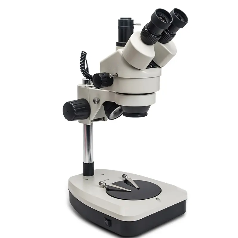 Phenix XTL165 Series 7X-45X Microscopía óptica de detección industrial Microscopio estereoscópico trinocular con cámara