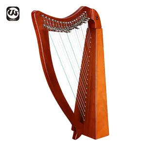 Lyre harp 19 cordas harp instrumento musical, venda quente
