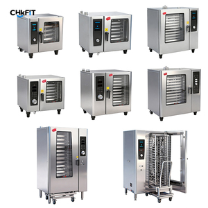 <span class=keywords><strong>Nuovo</strong></span> <span class=keywords><strong>Forno</strong></span> Combinato Elettrico Professionale CFT a 4 Teglie 380V in Acciaio Inox con Controllo LCD, Vapore Universale per Hotel, Cucina, Latte, Noci, Farina - Product Image 3