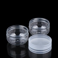 Botol Plastik PET Dua Sisi 200ml dengan Tutup Sekrup untuk Penyimpanan Makanan Ringan/Biji-bijian, 68 Thread, Grade Makanan