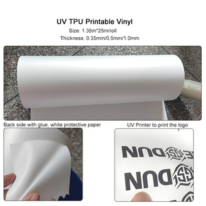 Best 8in Glossy UV TPU <strong>Adhesive</strong> <strong>Printable</strong> <strong>Vinyl</strong> Iron-On Glitter <strong>Roll</strong> for T-Shirt Printer Friendly Transfer Paper &amp; Film - Product Image 2