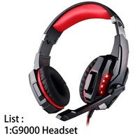 Edifier-casque d'écoute stéréo de Gaming G9000, 3.5mm, antibruit, avec lumière LED, pour Switch, PS4, Xbox One, PC