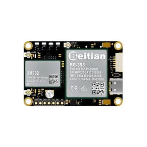 Beitian ağ RTK yönlü GNSS kurulu UM982/980 + 4G iletişim çözümü GNSS GPS modülü BG-358