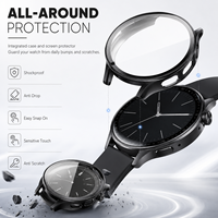 Étui de protection d'écran intégré en PC rigide, compatible avec Huawei Watch 5 42 46mm, couvercle résistant aux rayures pour montres intelligentes