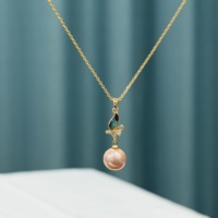 Collier pendentif en argent sterling 925 plaqué or, collier ras du cou en perle d'eau douce rose champagne naturelle, cadeau de bijoux pour femmes