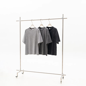 Camiseta de Manga Corta para Hombre, con Logotipo Personalizado, 100% Algodón, Cuello Redondo, Estilo Hip Hop, Color Sólido Básico, Suave, Transpirable, Corte Regular, Informal de Verano - Product Image 1