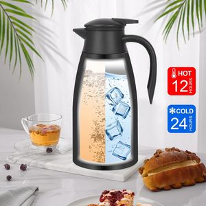 Jarra Térmica de Acero Inoxidable de 70oz para Agua Caliente, Cafetera, Termo Aislado de Doble Pared, Botella de Vacío para Té y Agua - Product Image 5