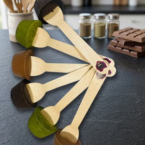 [MICASWEETSTUDIO] Coffret cadeau bâton de chocolat chaud-Saveurs sombres, au lait et matcha biologiques inspirées de Jeju - Product Image 3
