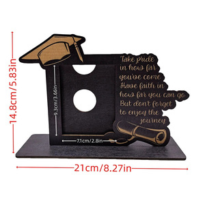 Glasswood cross-border <b>graduation</b> photo <b>frame</b>, wooden <b>graduation</b> photo <b>frame</b>, <b>graduation</b> season wooden photo <b>frame</b> ornament, - Product Image 4