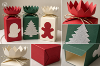 Boîte à biscuits en forme de bonhomme en pain d'épices avec logo personnalisé, emballage cadeau de Noël, vente en gros pour les cadeaux de boulangerie de Noël