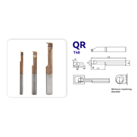 Outils d'alésage CNC modèle MQR, barres à pointe en carbure personnalisables pour l'usinage de précision des métaux, applications de tournage CNC