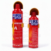 ZHONGSU Mini-extincteur portable en mousse 500 ml avec support pour voiture, véhicule, maison, bureau – Outil de sécurité d'urgence