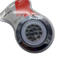 Feux arrière de camion LED universels, forme rectangulaire ou ronde, 12V, rouge ambre