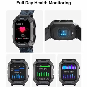 Drioshipping Waterproof Sports Fitness Tracker <b>Watch</b> Heart Rate Monitor Blood Pressure Alarm Clock <b>Smart</b> <b>Watch</b> for Men - Product Image 5