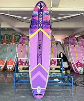 Planche de paddle gonflable tout terrain OEM, prix d'usine, planche de paddle gonflable avec matériau Drop Stitch