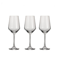 Set Gelas Anggur Merah Klasik Bebas Timbal Kapasitas Besar Tangkai Panjang, Gelas Kristal untuk Minum Anggur, Peralatan Minum untuk Rumah, Bar, Restoran