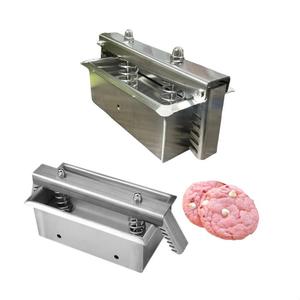 Prensa de carne de acero inoxidable personalizable SUNMAX para <span class=keywords><strong>hamburguesas</strong></span>, kebabs y carnes delicatessen-Opciones hidráulicas y manuales - Product Image 6