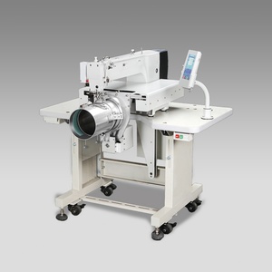 Machine à coudre industrielle programmable à cylindre motorisée pour la fabrication de casquettes, haute vitesse, 3000W, point réglable - Product Image 3