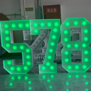 Hongsen - Letras Decorativas LED RGB Gigantes Personalizadas para Exteriores e Interiores, Letras de PVC y Metal de <span class=keywords><strong>4</strong></span> Pies para Bodas y Fiestas - Product Image 6