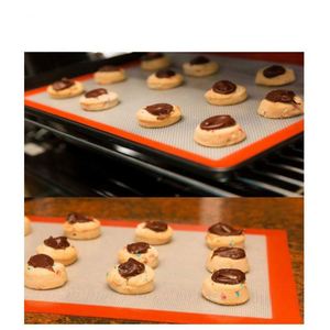 Tapis de cuisson en silicone perforé RAYBIN, antiadhésif, qualité alimentaire, sans BPA, pour pâtisserie, macarons, biscuits, pizza - Product Image 5
