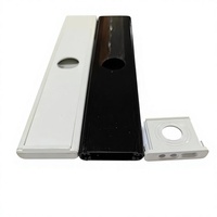 Kit de boîtier de lampe LED en PVC rigide extrudé pour éclairage de cheminée (type œil de chat)