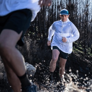 <b>Men's</b> <b>Lightweight</b> Hiking & Running Anorak Thin Breathable Zip-up Rain Windbreaker <b>Jacket</b> with Stand Collar Clothing Manufacturer - Product Image 2