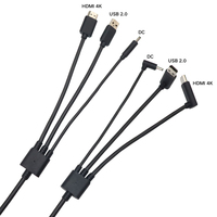 Cable para Auriculares VR de 5 m, HDMI, USB, Puerto CC, Cable de Enlace VR 3 en 1