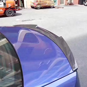 For 3 Series E90 320i 325i 2005-2011 Carbon Fiber Spoiler Fixed Tail Wing Back Trunk Bumper Tow <b>Hook</b> Auto Parts for 4-Door - Product Image 5