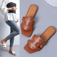 Nouveautés 03 - Sandales plates pour femmes, 3 couleurs, style romain, chaussures tendance, qualité export