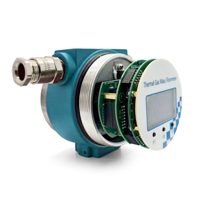 Pengukur aliran massa Gas termal, meteran aliran Gas propana DC 24V daya 4 sampai 20mA dan RS485 <span class=keywords><strong>Output</strong></span> untuk tampilan suhu Gas alami - Product Image 6