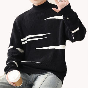 Suéter Versátil para Hombre, Estilo Informal, Tejido Holgado, Personalizable, Primavera-Otoño, Suéter Informal, Suéter Versátil para Hombre - Product Image 4