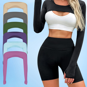 Women Outdoor Cycling Arm Sleeve UV Protection Ice Silk High Elastic Solid Color Sun Shield Sports Cover Up Long Sleeve - Product Image 1