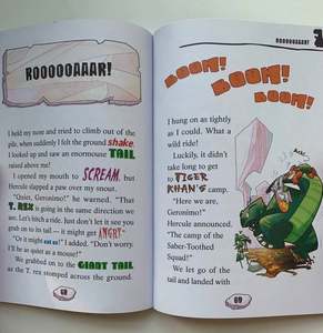 Un juego de 15 libros de historietas <span class=keywords><strong>ilustrados</strong></span> en color de historia en inglés para niños originales de Geronimo Stilton Cavemice - Product Image 4