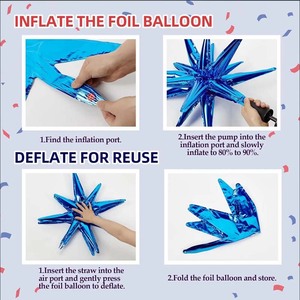 Premium Red Blue White Balloons <strong>Arch</strong> Kit USA Themed Balloons for <strong>Independence</strong> Day Party Decorations Patriotic Party Supplies - Product Image 5