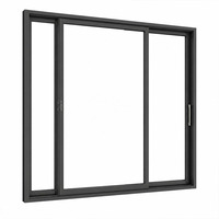 Ventanas Corredizas de Aleación de Aluminio SGL con Rejillas de Seguridad de Acero Inoxidable, Diseño Minimalista para Casas Rurales Autoconstruidas