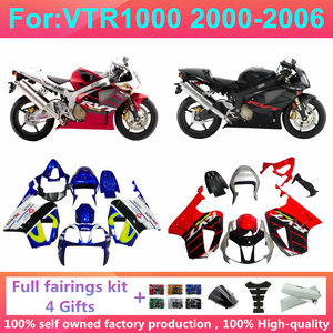 NUEVO Kit Completo de Carenado ABS para Motocicleta Compatible con VTR1000 <span class=keywords><strong>VTR</strong></span> <span class=keywords><strong>1000</strong></span> SP1 2000 <span class=keywords><strong>2001</strong></span> 2002 2003 2004 2005 2006 Kits de Carenado Completo Carrocería - Product Image 6