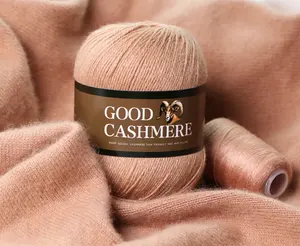 厂家直销供应1/6nm 1/4nm 77% 羊绒23% 桑蚕丝纱线用于针织和钩织