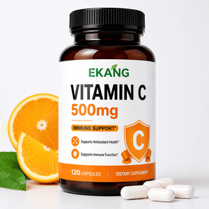 Tabletas de Suplemento de Vitamina C con Ascorbato de Calcio, Fórmula Suave, Antioxidante Inmunitario, OEM - Product Image 1