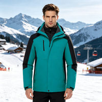Veste de randonnée décontractée pour homme, 3 en 1, 100% polyester, hiver, coupe-vent, course à pied, camping, randonnée, veste durable