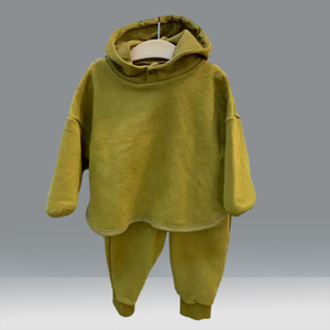 Sweat à capuche et pantalon de <span class=keywords><strong>jogging</strong></span> pour enfants, <span class=keywords><strong>ensemble</strong></span> de vêtements tendance, personnalisé, 2 pièces, automne, pour garçons, 2020 - Product Image 4