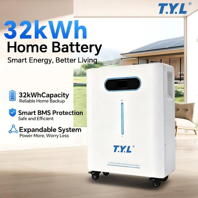 T.Y.L Safe Wholesale Industrial CE Approved Long Life Compact ODM Powerful 51.2V 300AH 30.48kWh 8000 Cycle Life Lithium Battery