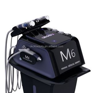 เครื่องผลิตฟองออกซิเจนไฮดรา M6 3.0 รุ่นใหม่ล่าสุด สำหรับดูแลผิวหน้า ฟื้นฟูผิว ทำความสะอาดผิวหน้าอย่างล้ำลึก อุปกรณ์เสริมความงามแบบสปา 6 in 1 - Product Image 5